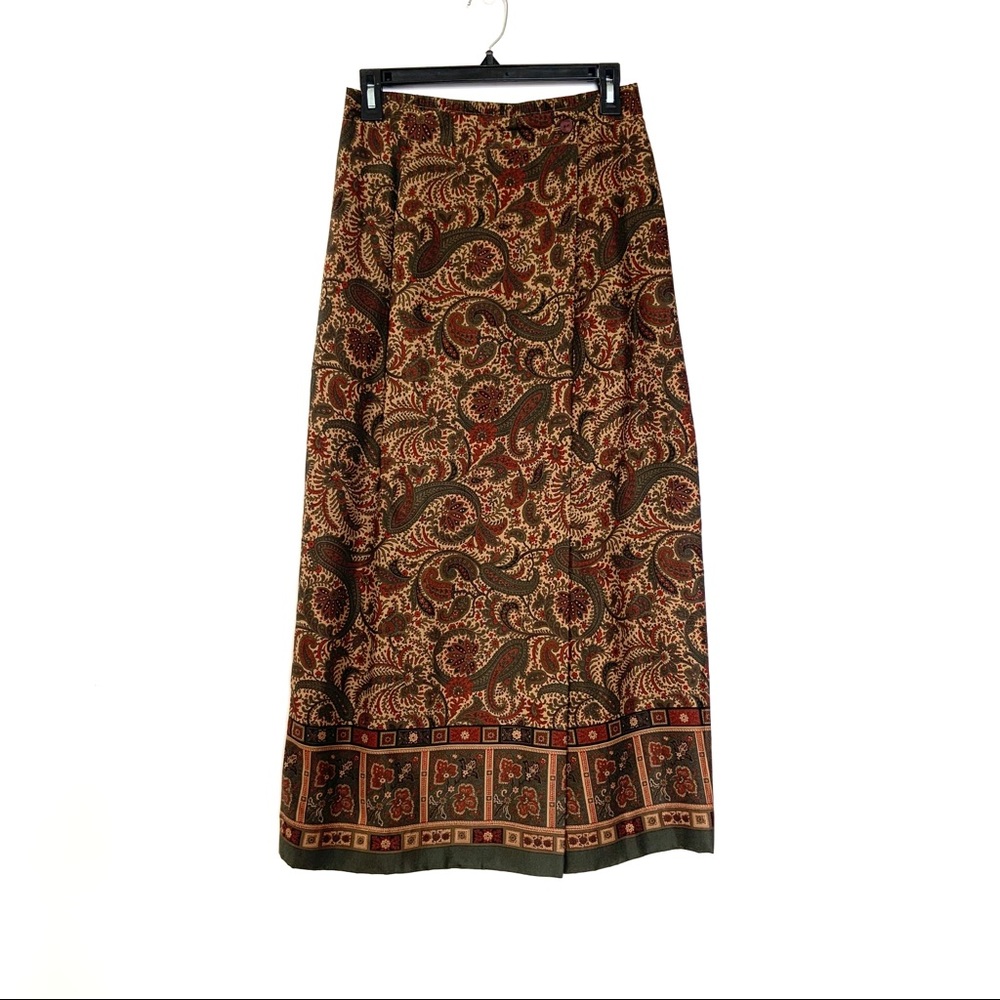 Vintage Pendleton 1990’s Paisley Skirt Set M 8 10 - Picture 4 of 7